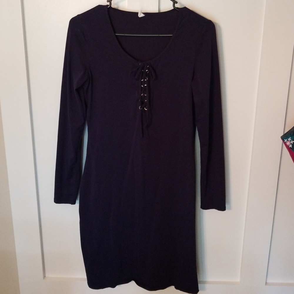 Pinkblush Navy Bodycon Dress